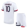 Conjunto (Camiseta+Pantalón Corto) Paris Saint-Germain Dembele 10 Segunda Equipación 2024-25 - Niño